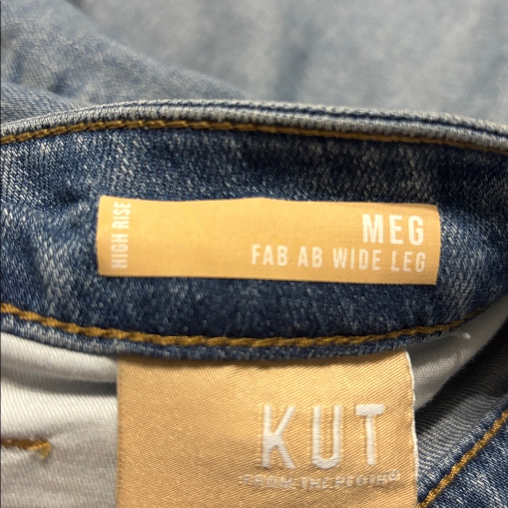 Kut From The Kloth Meg Wide Leg Plus Jeans - Picture 9 of 10